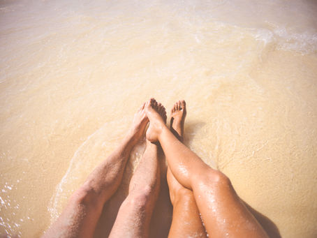 Sable blanc, eaux turquoises